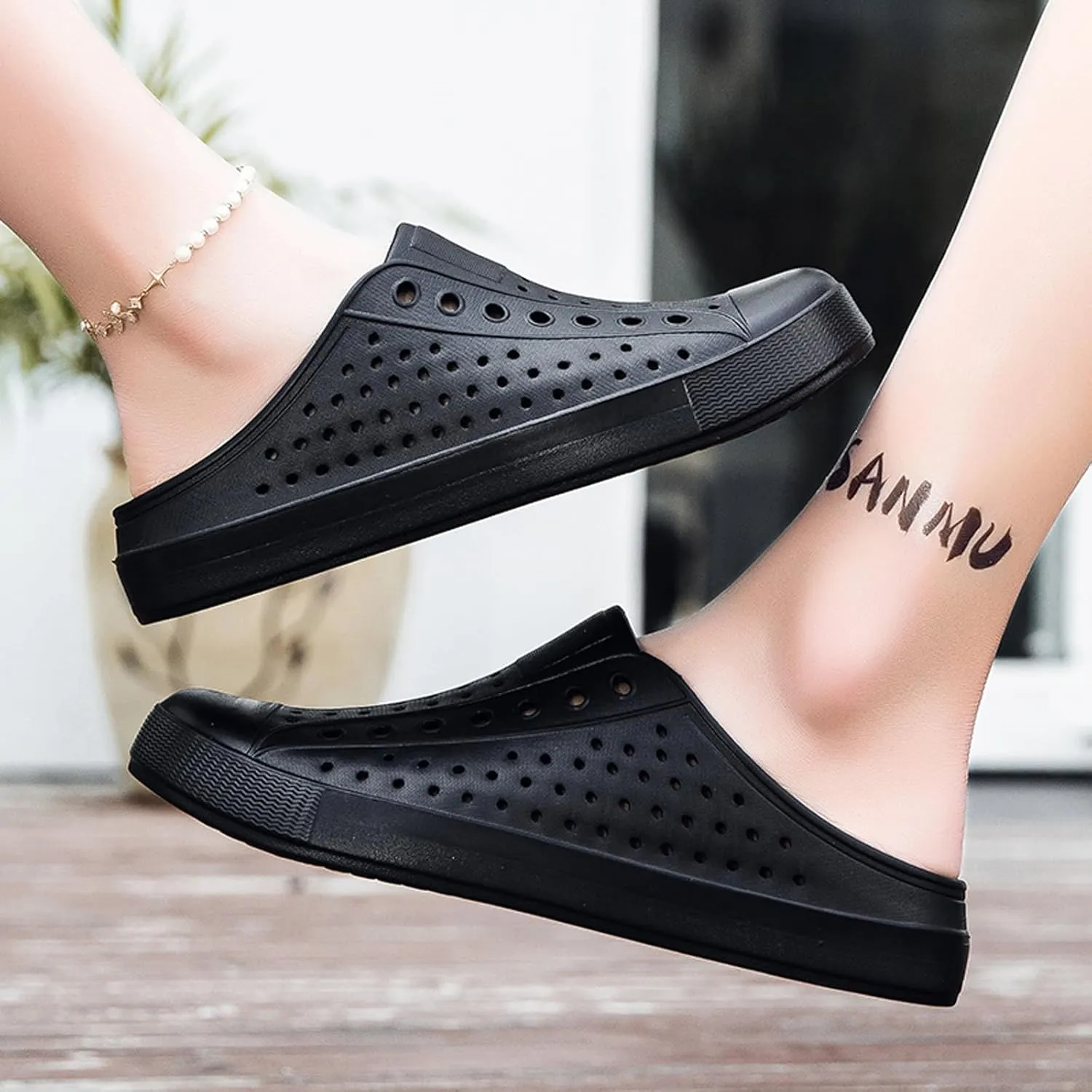 CERYTHRINA Women's Garden Clogs Shoes Breathable Quick Drying Sandals Slippers Beach Footwear
