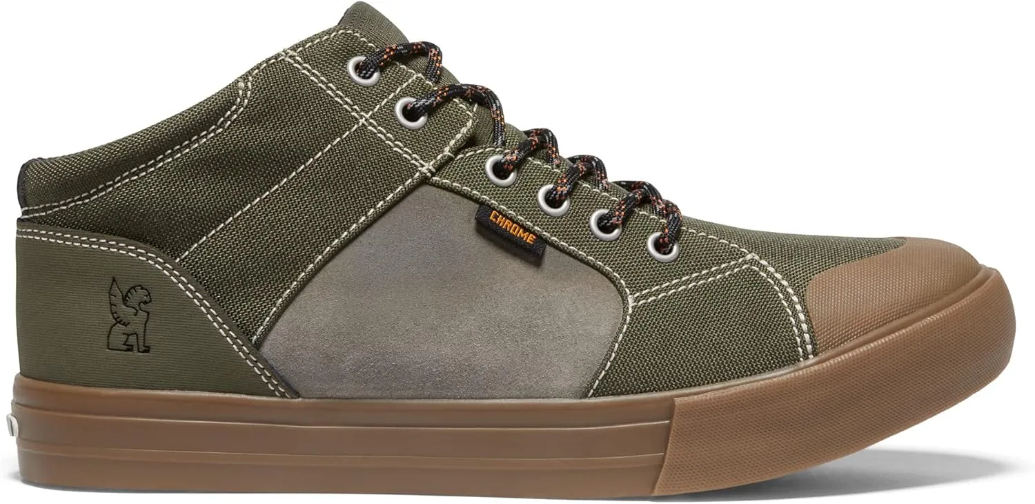 Chrome Industries Southside 3.0 Sneakers - High-Top Mid-Rise Bike Shoes with Panaracer Outsole and Reinforced Nylon Shank