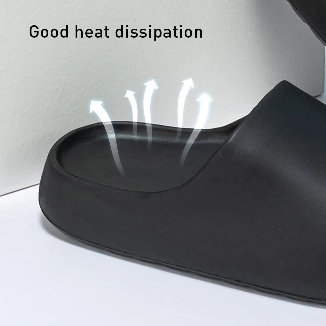 Cloud Slides for Women and Men, Platform Slides Slippers, Non-Slip Quick Drying Soft Lightweight Shower Shoes, Thick Sole Open Toe Slides Sandals for Indoor & Outdoor