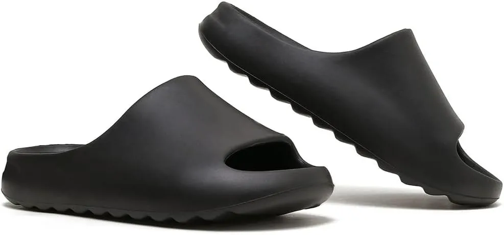 Cloud Slides for Women and Men, Platform Slides Slippers, Non-Slip Quick Drying Soft Lightweight Shower Shoes, Thick Sole Open Toe Slides Sandals for Indoor & Outdoor