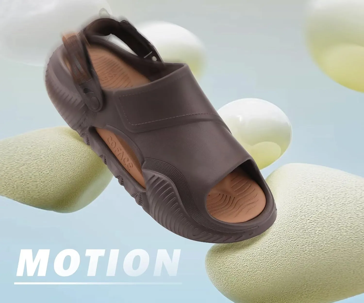 COFACE Mens Orthotic Clogs Orthopedic Mules for Men Recovery Sandals Man Plantar Fasciitis Summer Casual Size 7-15