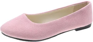 Comfortable & Light-Weight Flat Women's Shoes Pointed Toe Ballet Shoes for Women Slip On Comfortable Dress Work Walking Casual