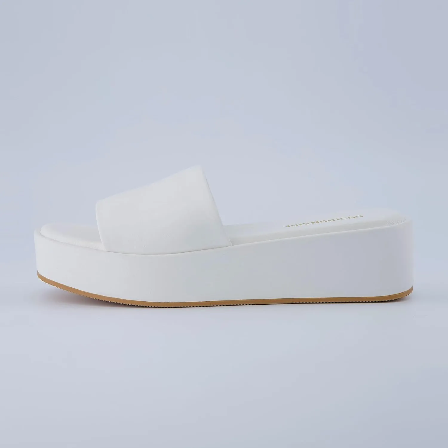 CUSHIONAIRE KUDOS Women’s Platform Sandals – Wedge Sandals for Women, Comfortable Slip-On Shoes, Dressy Summer Sandals with Cushioned Footbed