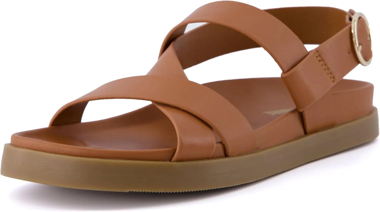 CUSHIONAIRE Women's Eve footbed sandal with  Comfort, Wide Widths Available
