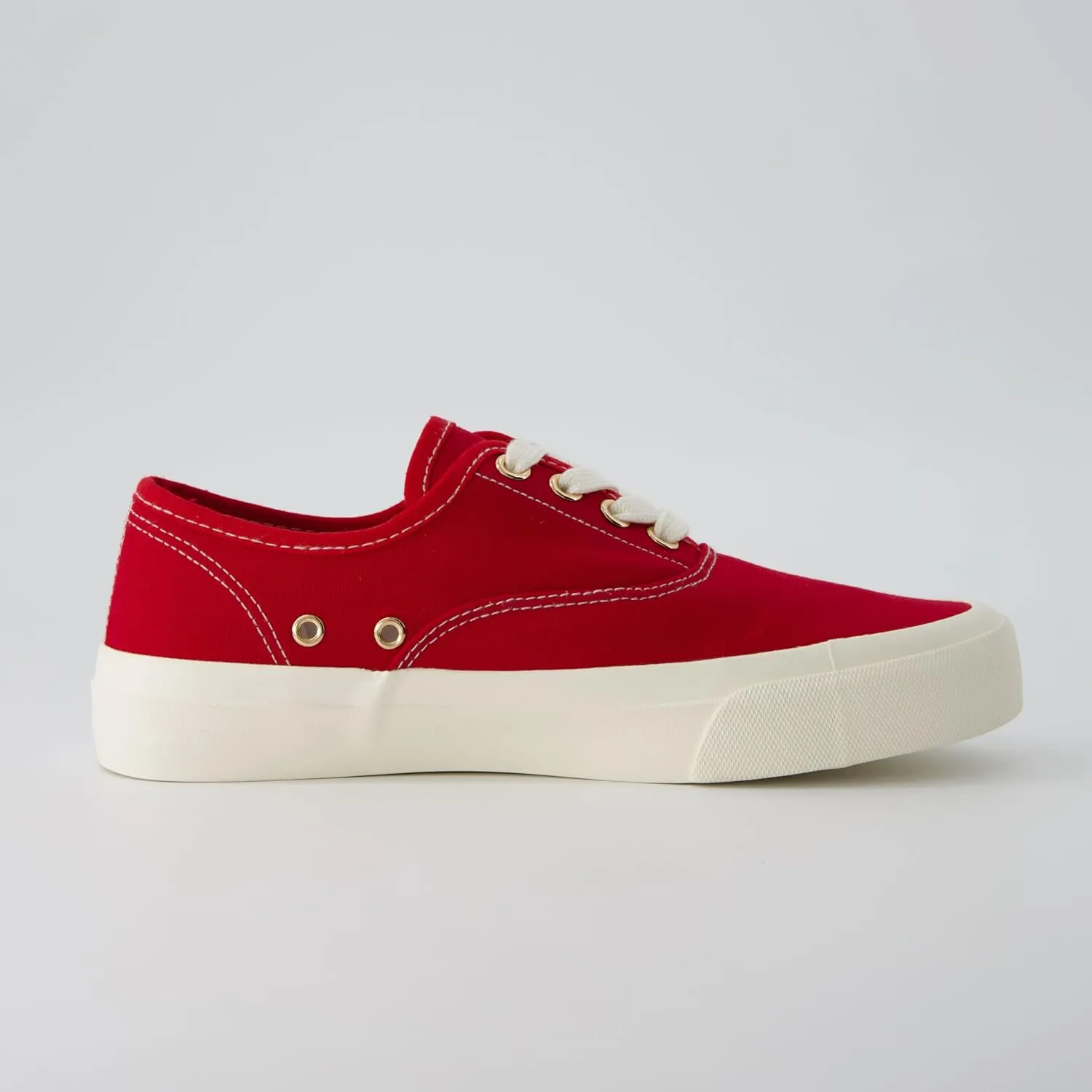 CUSHIONAIRE Women’s Freshman Canvas Lace-Up Sneaker with Memory Foam, Wide Widths Available | Casual Walking Shoes, Lightweight & Comfortable
