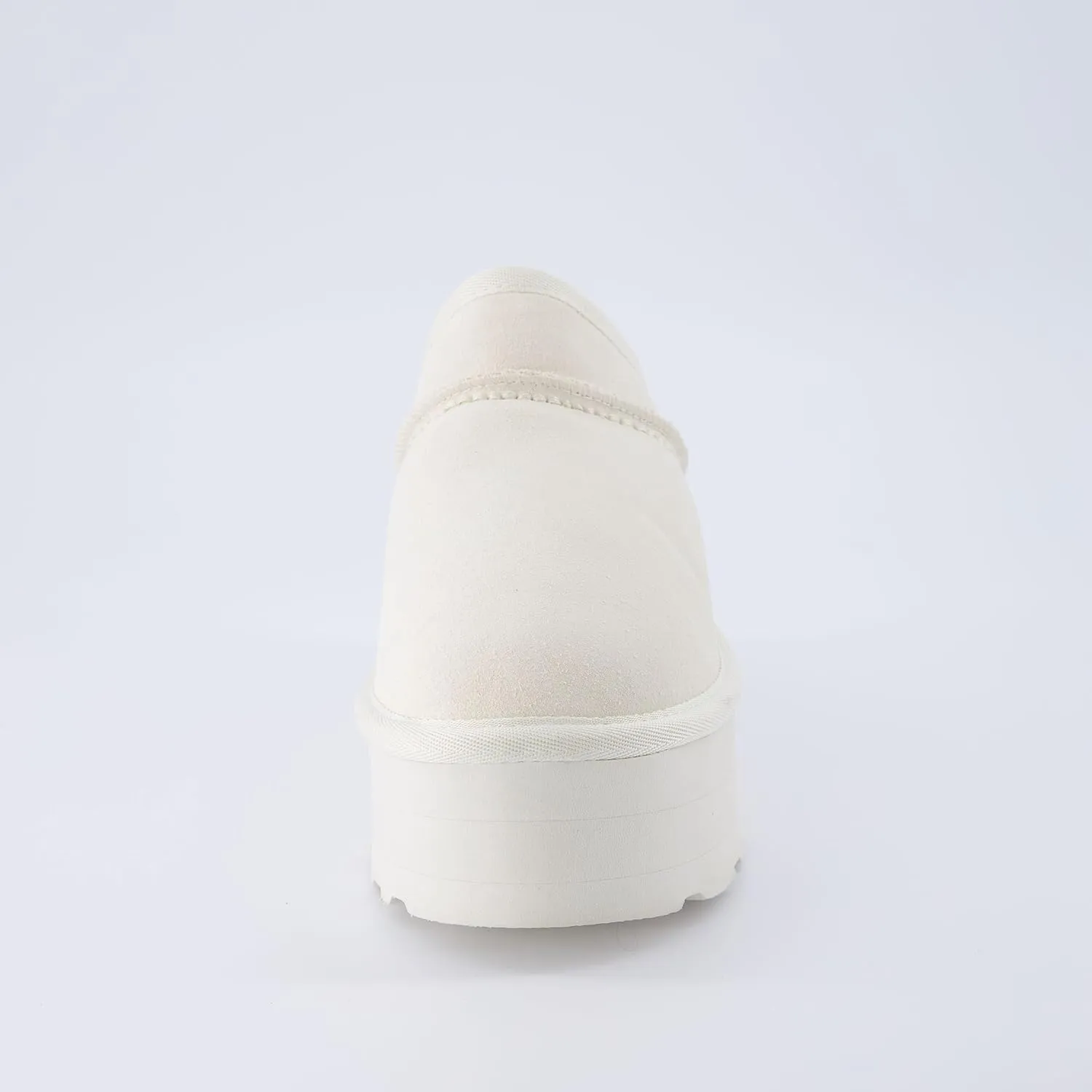 CUSHIONAIRE Women's Huggy Genuine Suede Cozy Mule Platform  Memory Foam, Wide Widths Available