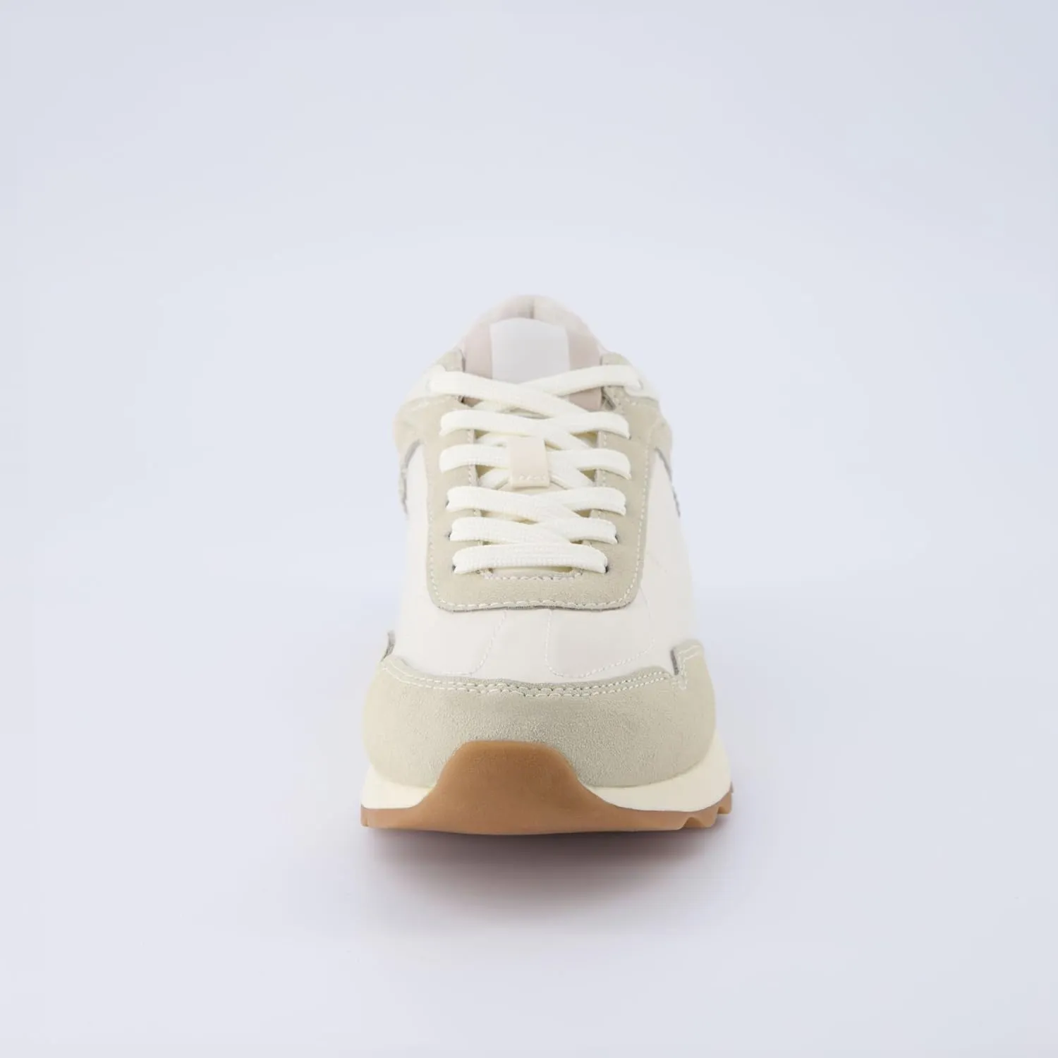 CUSHIONAIRE Women's Kicks lace up Nylon Sneaker  Comfort Foam, Wide Widths Available