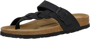 CUSHIONAIRE Women's Libby Cork footbed Sandal with  Comfort and Wide Widths Available,