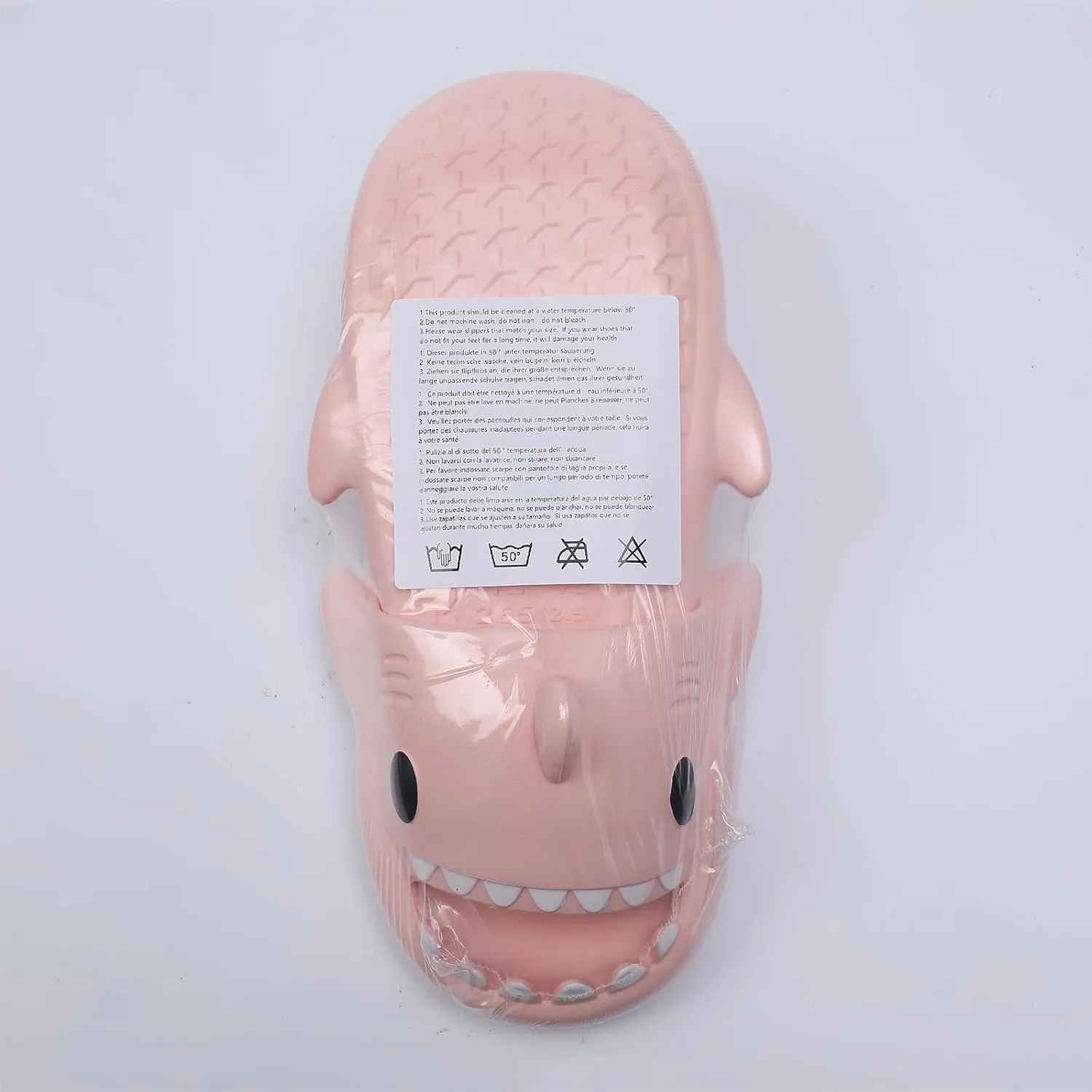 Cysincos Cloud Slides for Women Men, Shark Pillow Slides for Women, House Slippers Shower Shoes Indoor Outdoor Open Toe Sandals, Comfort Lightweight, Thick Sole Non-Slip, Easy to Clean