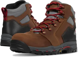 Danner Vicious 4.5” Composite Toe Work Boots for Men - Full-Grain Leather with Breathable Gore-Tex Lining, Speed Lace System & Non Slip Heel Outsole