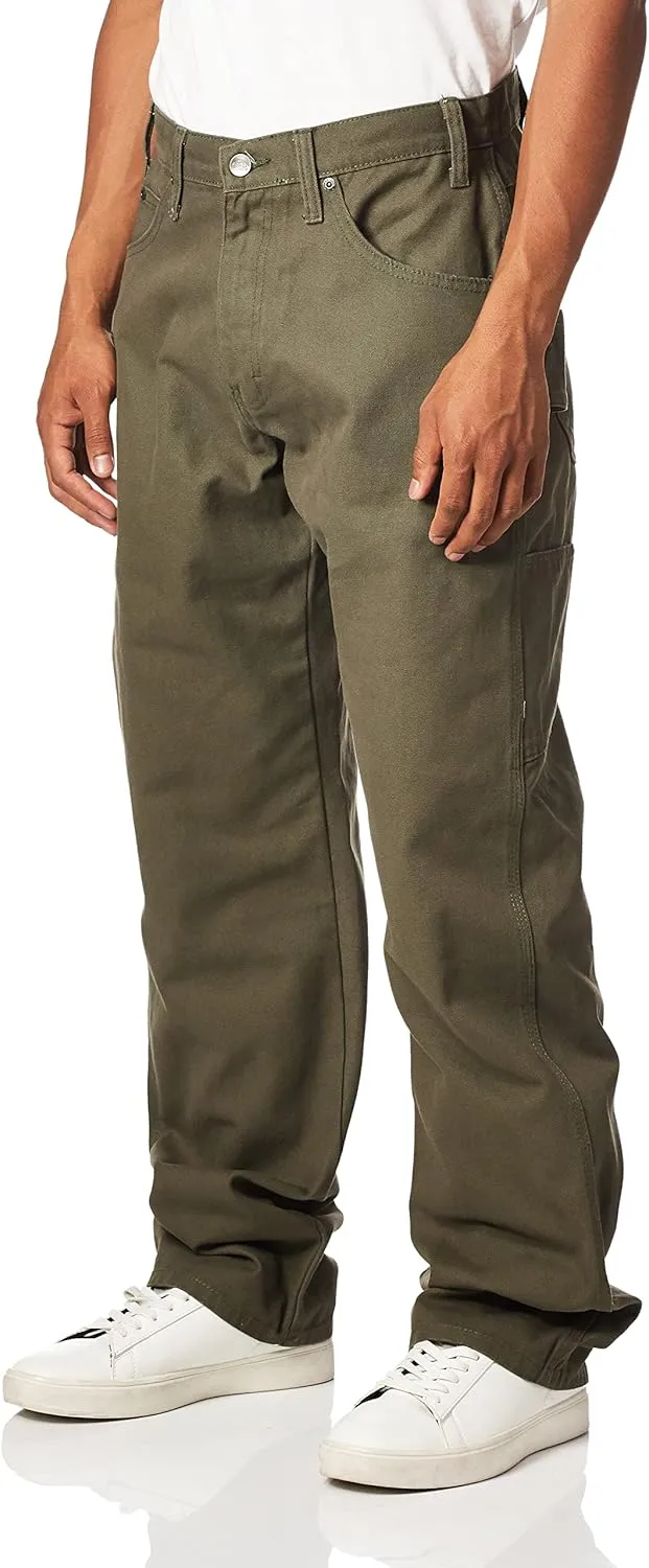 Dickies Men’s Relaxed Fit Sanded Duck Carpenter Jean