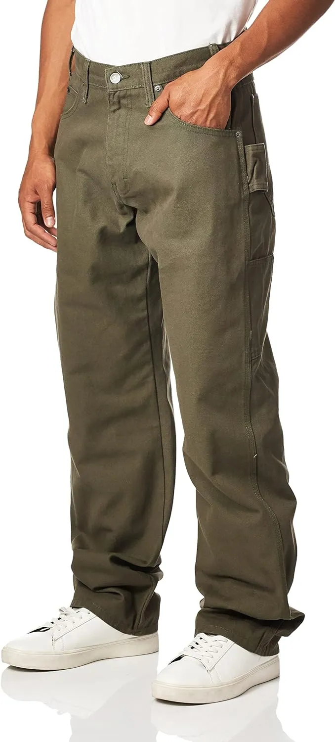 Dickies Men’s Relaxed Fit Sanded Duck Carpenter Jean