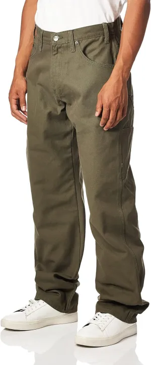 Dickies Men’s Relaxed Fit Sanded Duck Carpenter Jean