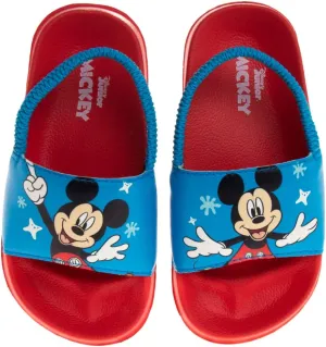 Disney Minnie Mickey Encanto Lightning McQueen Lilo n Stich Slides Backstrap Slip-On Beach Sandals (Toddler/Little Kid)