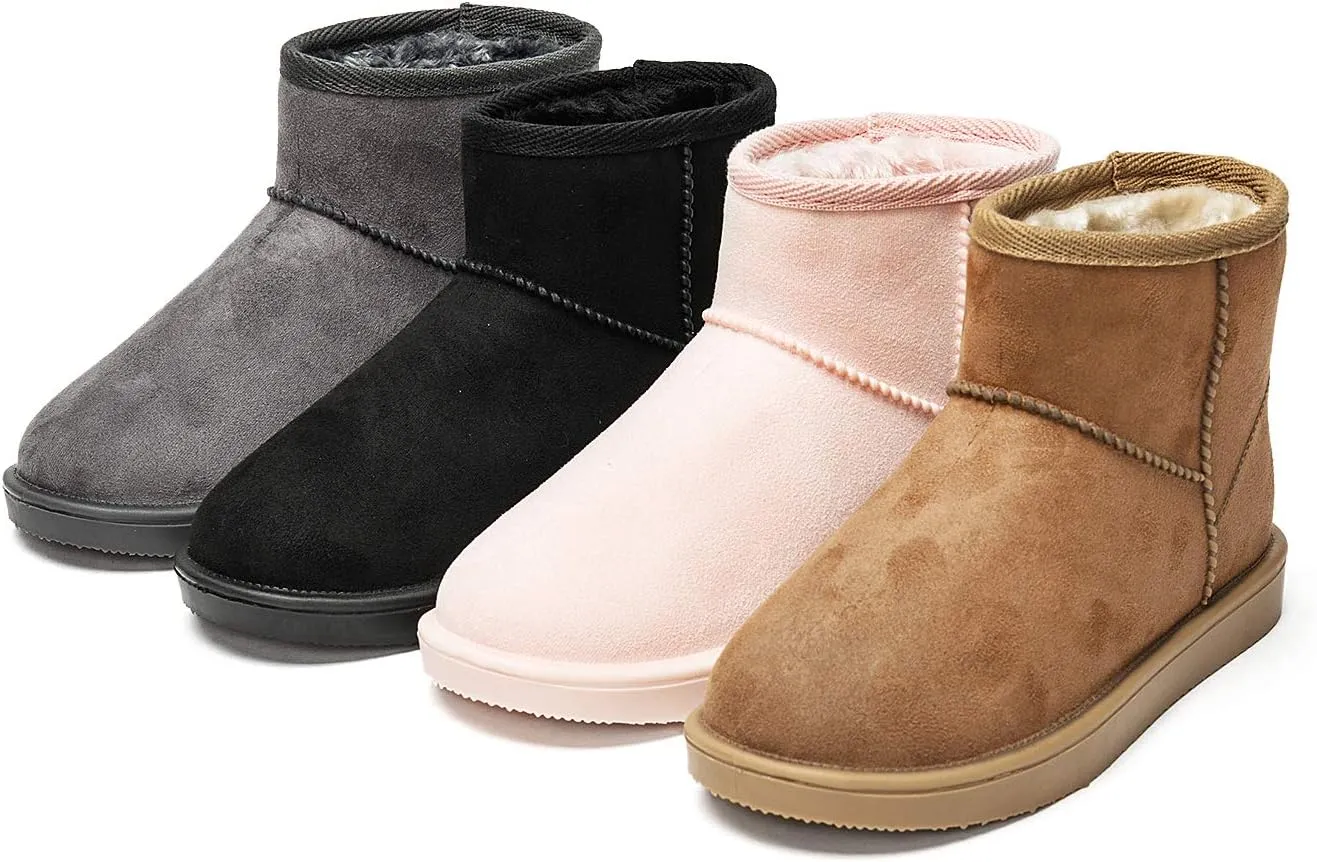 DKSUKO Women's Classic Waterproof Snow Boots Winter Boots