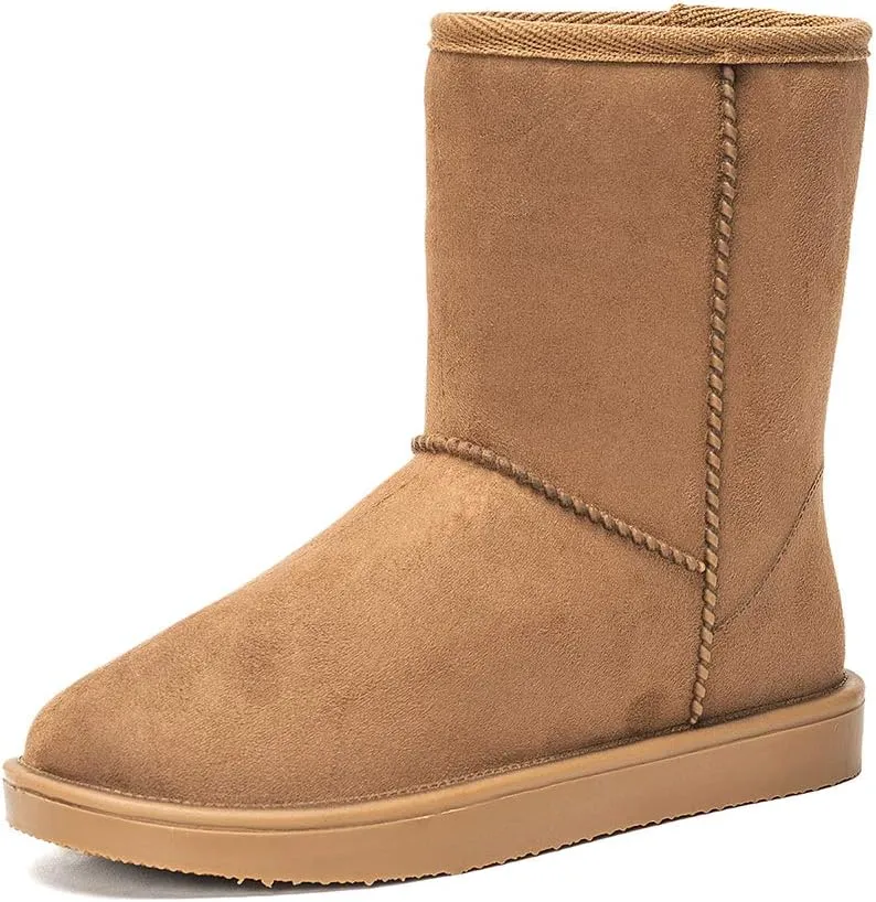 DKSUKO Women's Classic Waterproof Snow Boots Winter Boots