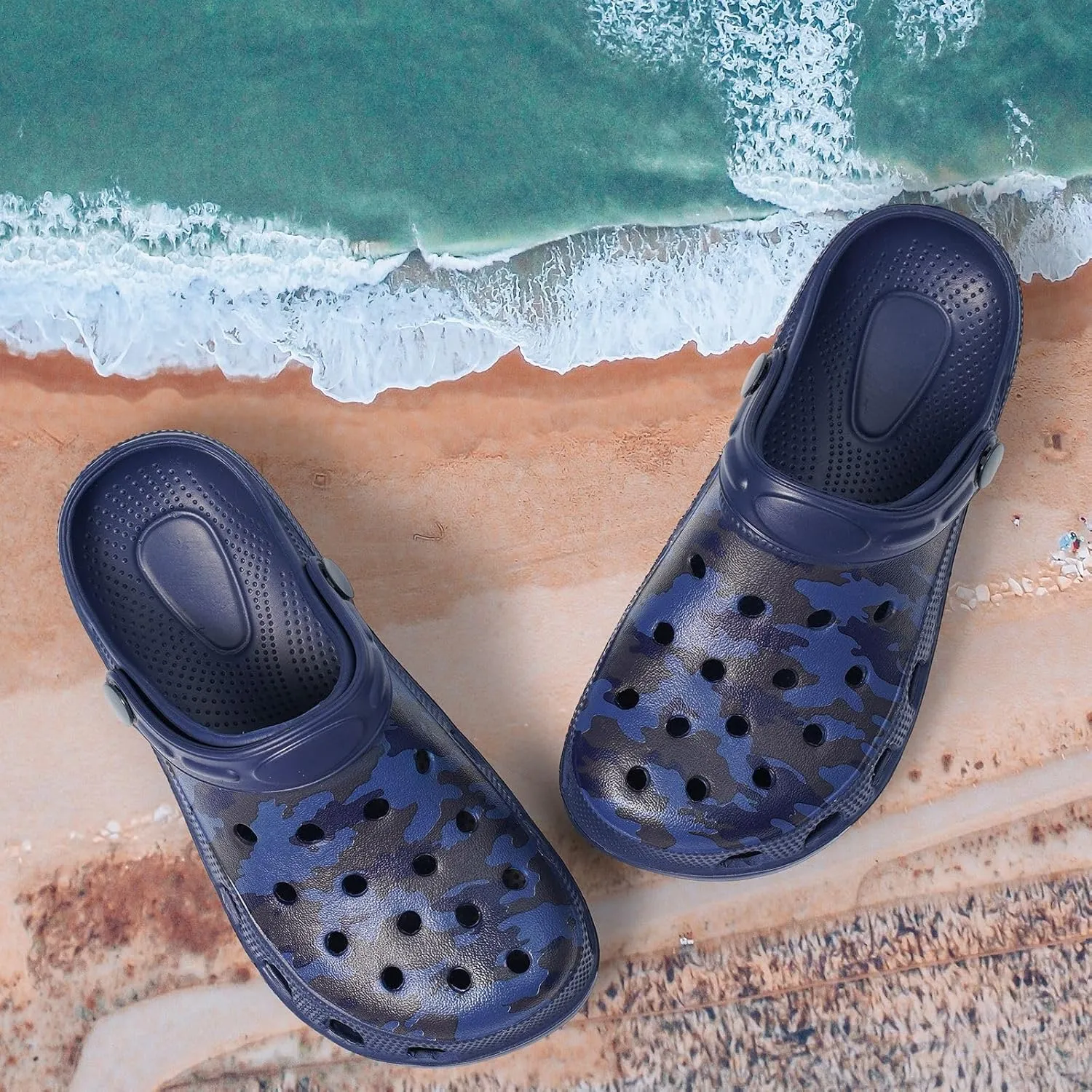 Dodow Kids Girls Clogs Garden Sandals Boys Classic Closed Toe Shoes Slides Toddler Slip on Water Shower Beach Pool Slippers