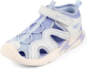 Dr Kong Boys Girls Sandals Summer Kids Sports Sandals Closed Toe Lightweight Athletic Hiking Outdoor (Little Kid)