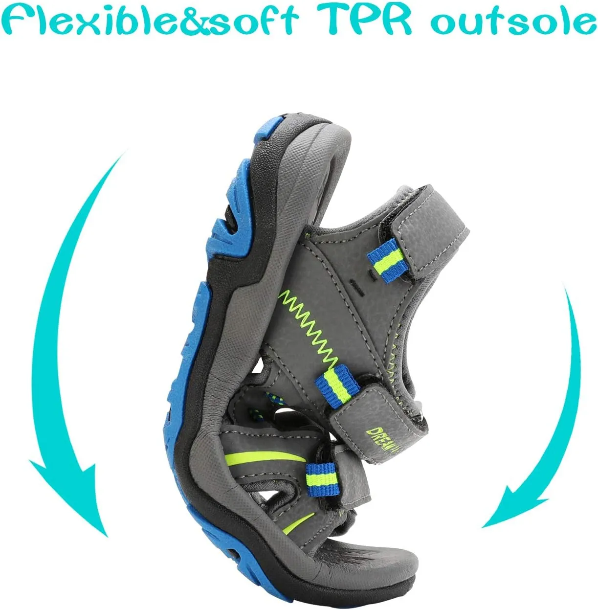 DREAM PAIRS Boys Girls Fashion Athletic Summer Sports Sandals(Toddler/Little Kid/Big Kid)