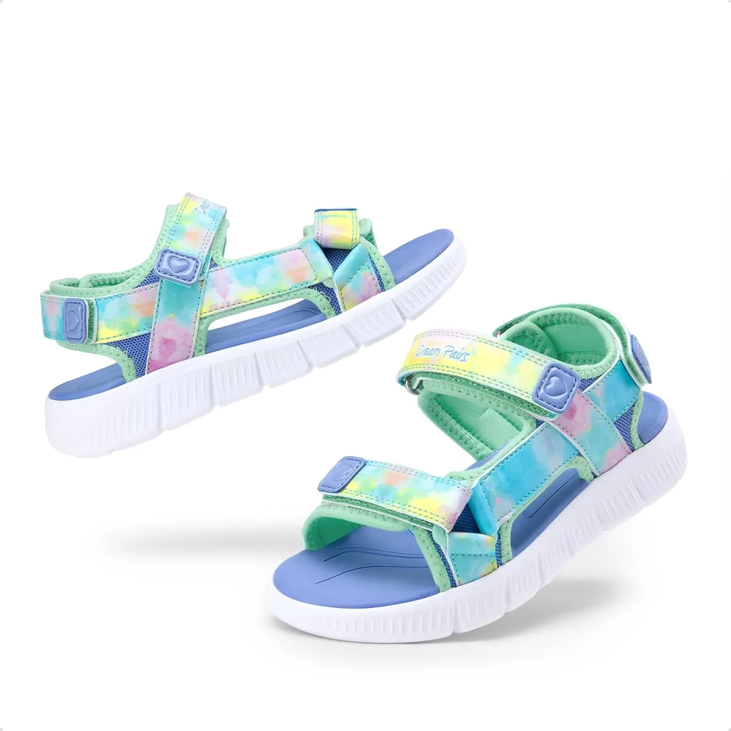 DREAM PAIRS Boys Girls Sandals Kids Athletic Summer Water Open Toe Shoes for Little/Big Kid