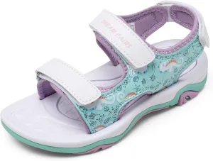 DREAM PAIRS Boys Girls Sandals Summer Outdoor Athletic Kids Sport Water Shoes for Toddler/Little Kid