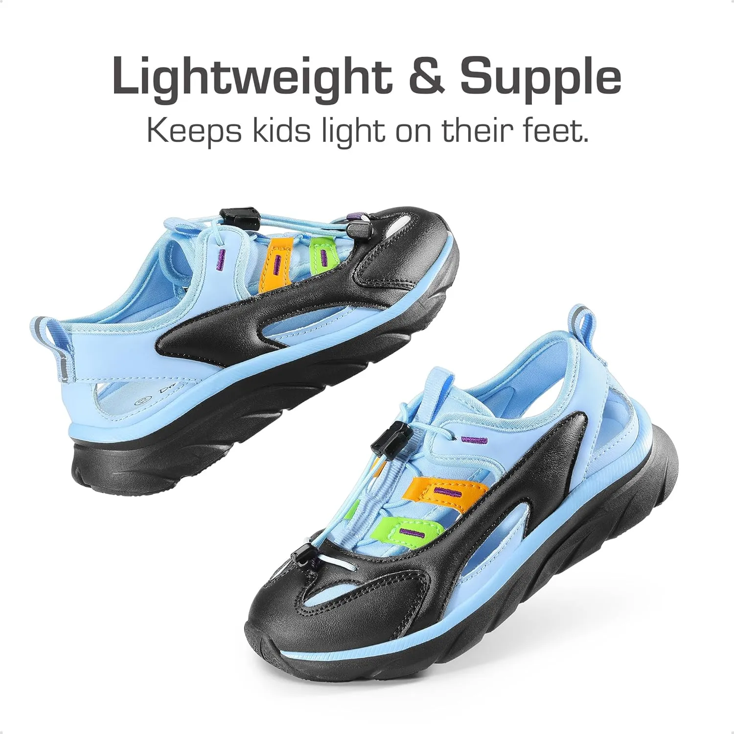 DREAM PAIRS Boys Girls Summer Outdoor Athletic Sport Sandals for Little/Big Kids