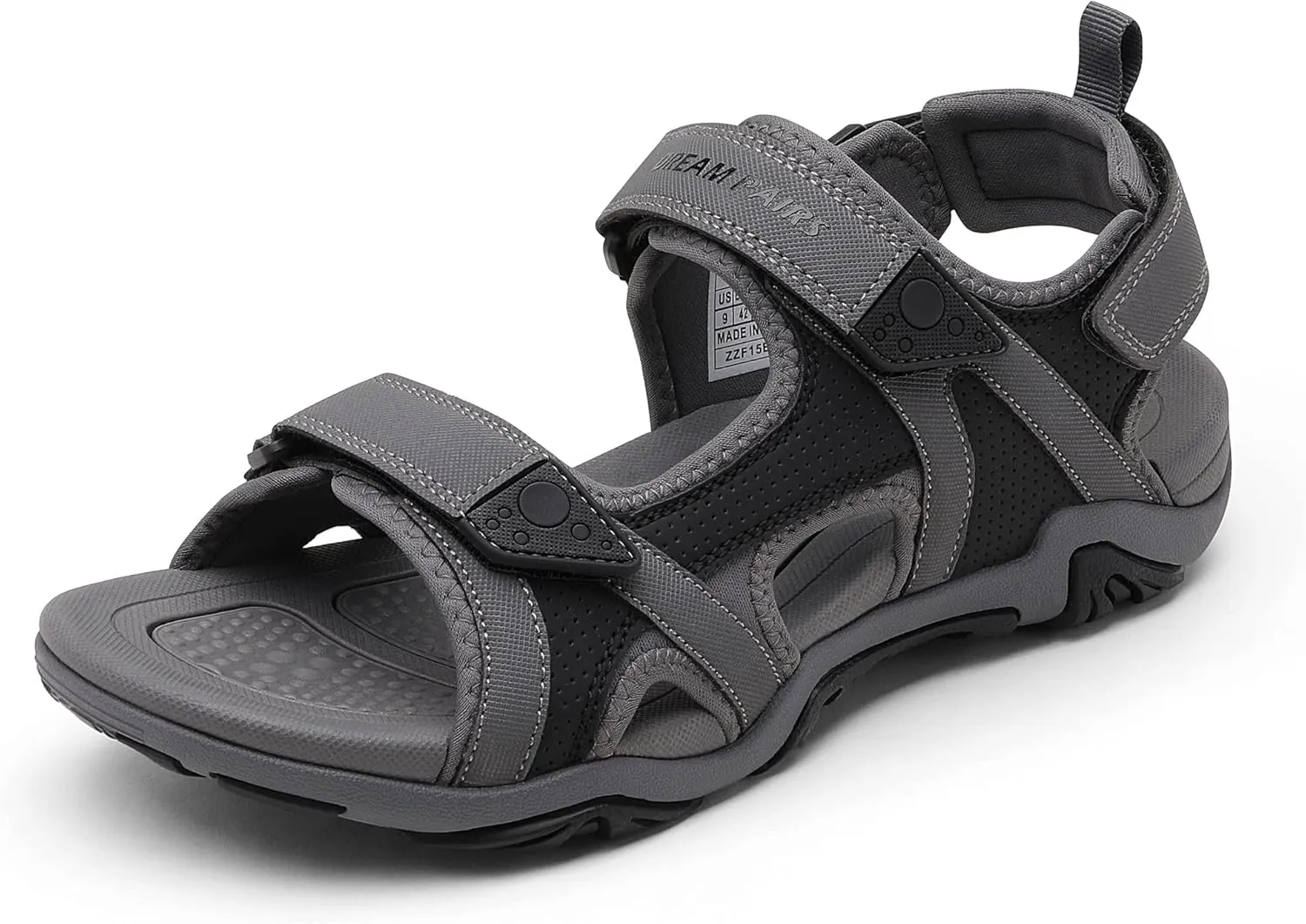 DREAM PAIRS Men's Sandals Hiking Water Beach Sport Outdoor Athletic Arch Support Summer Sandals