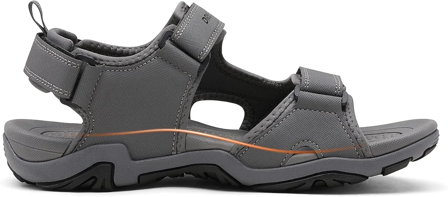 DREAM PAIRS Men's Sandals Hiking Water Beach Sport Outdoor Athletic Arch Support Summer Sandals