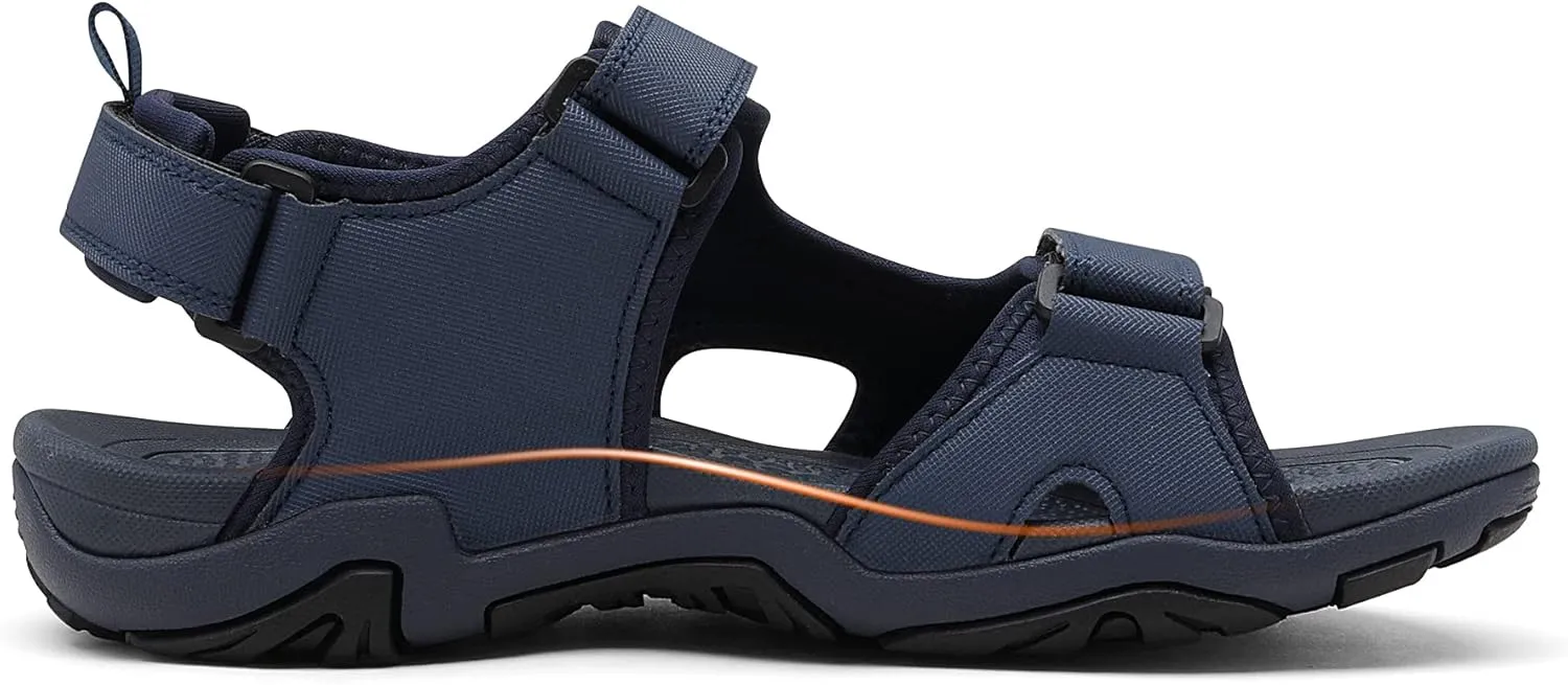 DREAM PAIRS Men's Sandals Hiking Water Beach Sport Outdoor Athletic Arch Support Summer Sandals