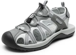 DREAM PAIRS Men's Sandals Hiking Water Sport Athletic Beach Outdoor Comfortable Casual Closed Toe Summer Sandal Shoes