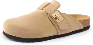 DREAM PAIRS Women's Clogs for Women Mules Cork Footbed Slip-On Shoes with Arch Support