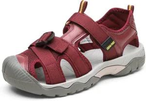DREAM PAIRS Women's Closed Toe Sport Hiking Sandals，Summer Outdoor Comfortable Walking Water Sandals