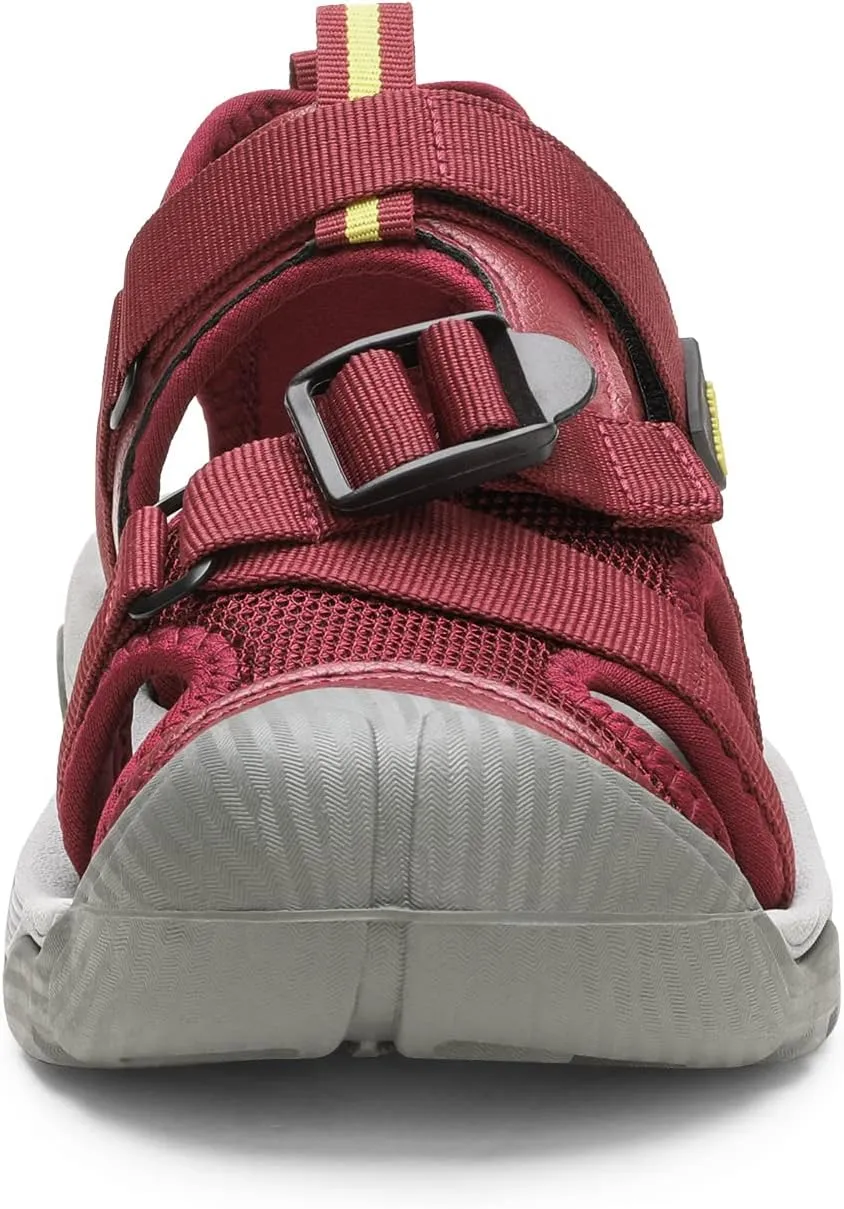 DREAM PAIRS Women's Closed Toe Sport Hiking Sandals，Summer Outdoor Comfortable Walking Water Sandals