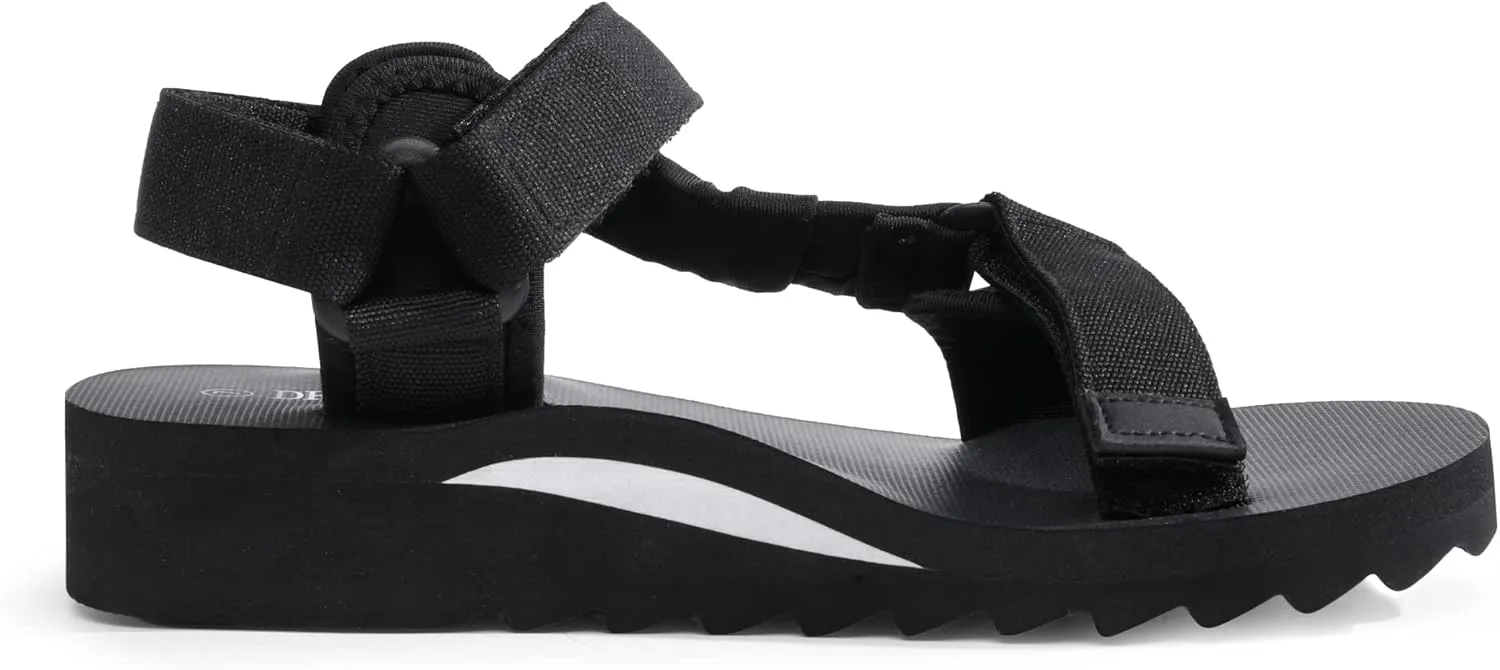 DREAM PAIRS Women's Comfortable Hiking Sandals Sport Walking Summer Beach Outdoor Light Weight Water Sandals