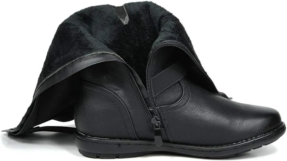 DREAM PAIRS Women's Faux Fur-Lined Knee High Winter Boots Fall Tall Boots