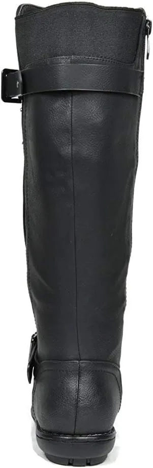 DREAM PAIRS Women's Faux Fur-Lined Knee High Winter Boots Fall Tall Boots