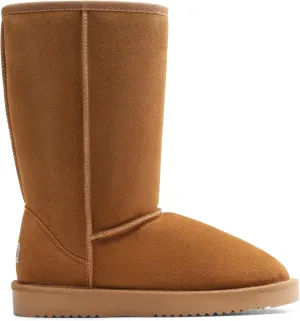 DREAM PAIRS Women's High-top Winter Snow Boots Slip on Warm Comfortable Outdoor Booties Shoes for Women FuzzyClassic