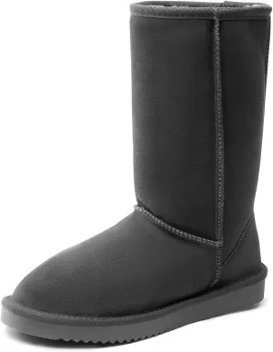 DREAM PAIRS Women's High-top Winter Snow Boots Slip on Warm Comfortable Outdoor Booties Shoes for Women FuzzyClassic