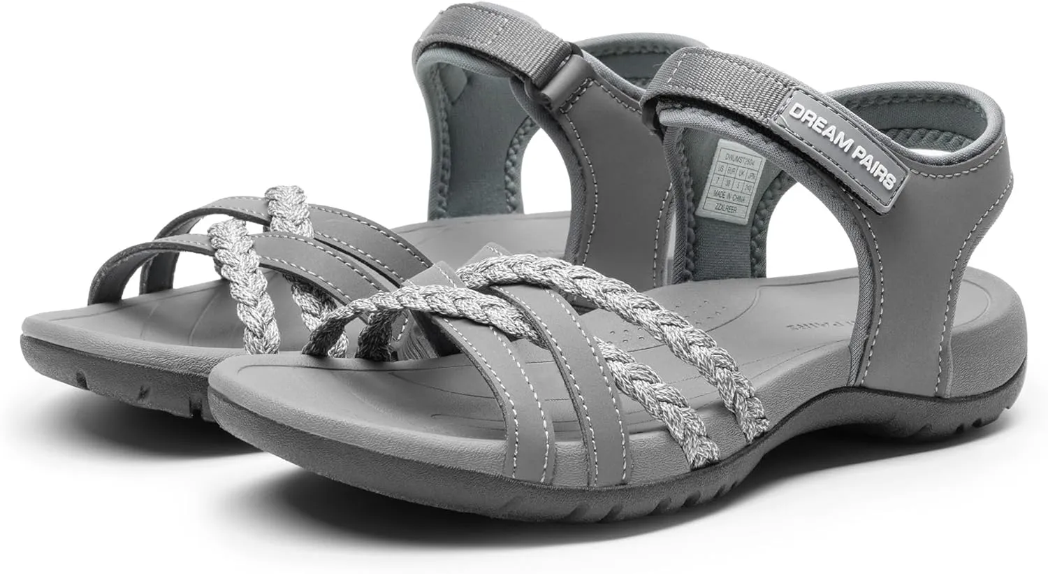 DREAM PAIRS Womens Sandals Light Weight Hiking Sandals for Women Comfortable Athletic Quick-Drying Walking Hiking Water Sandals