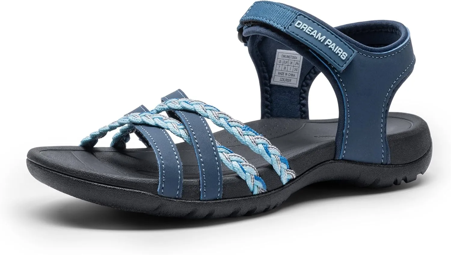 DREAM PAIRS Womens Sandals Light Weight Hiking Sandals for Women Comfortable Athletic Quick-Drying Walking Hiking Water Sandals