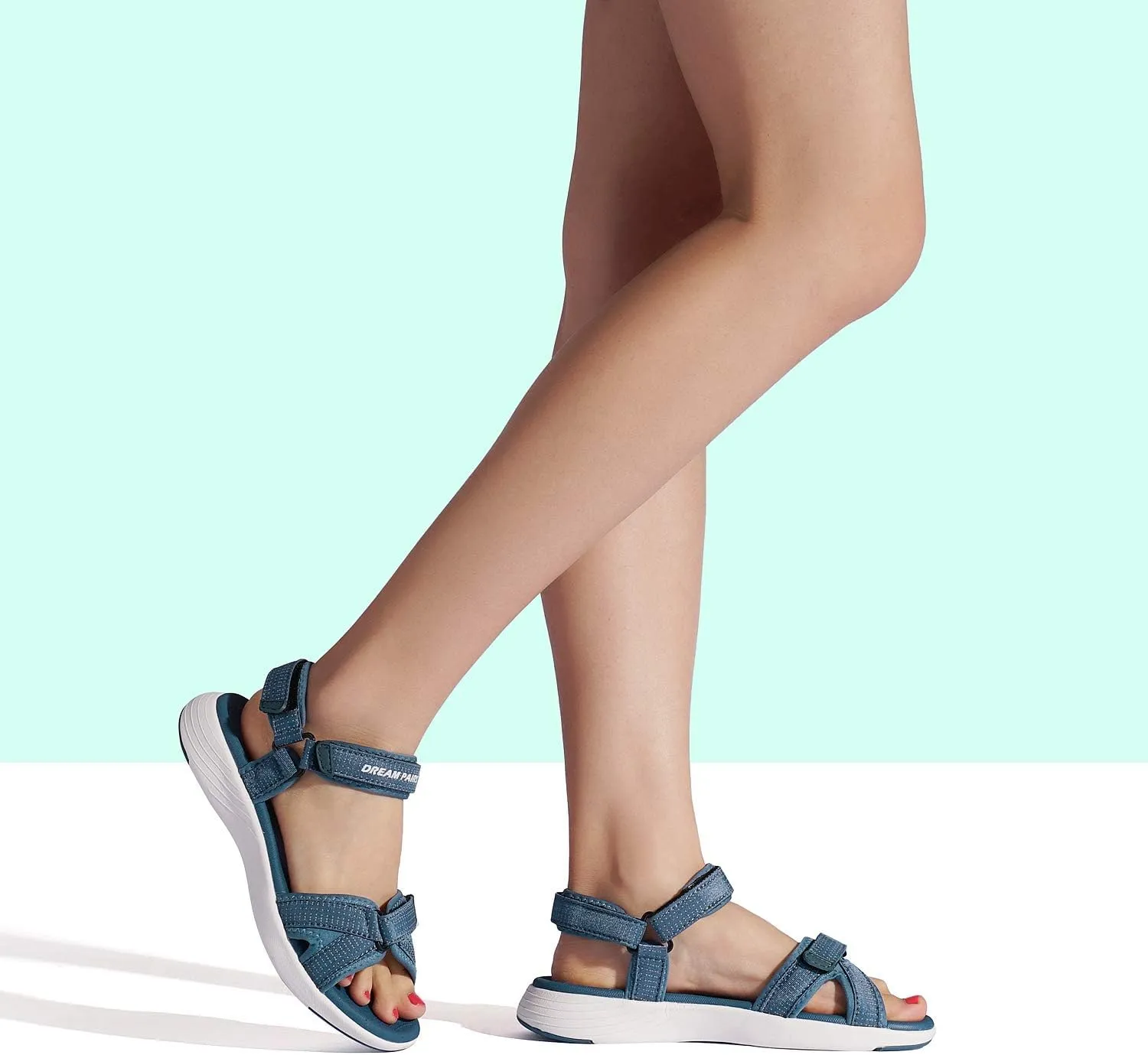 DREAM PAIRS Women's Sport Athletic Sandals Outdoor Hiking Sandals