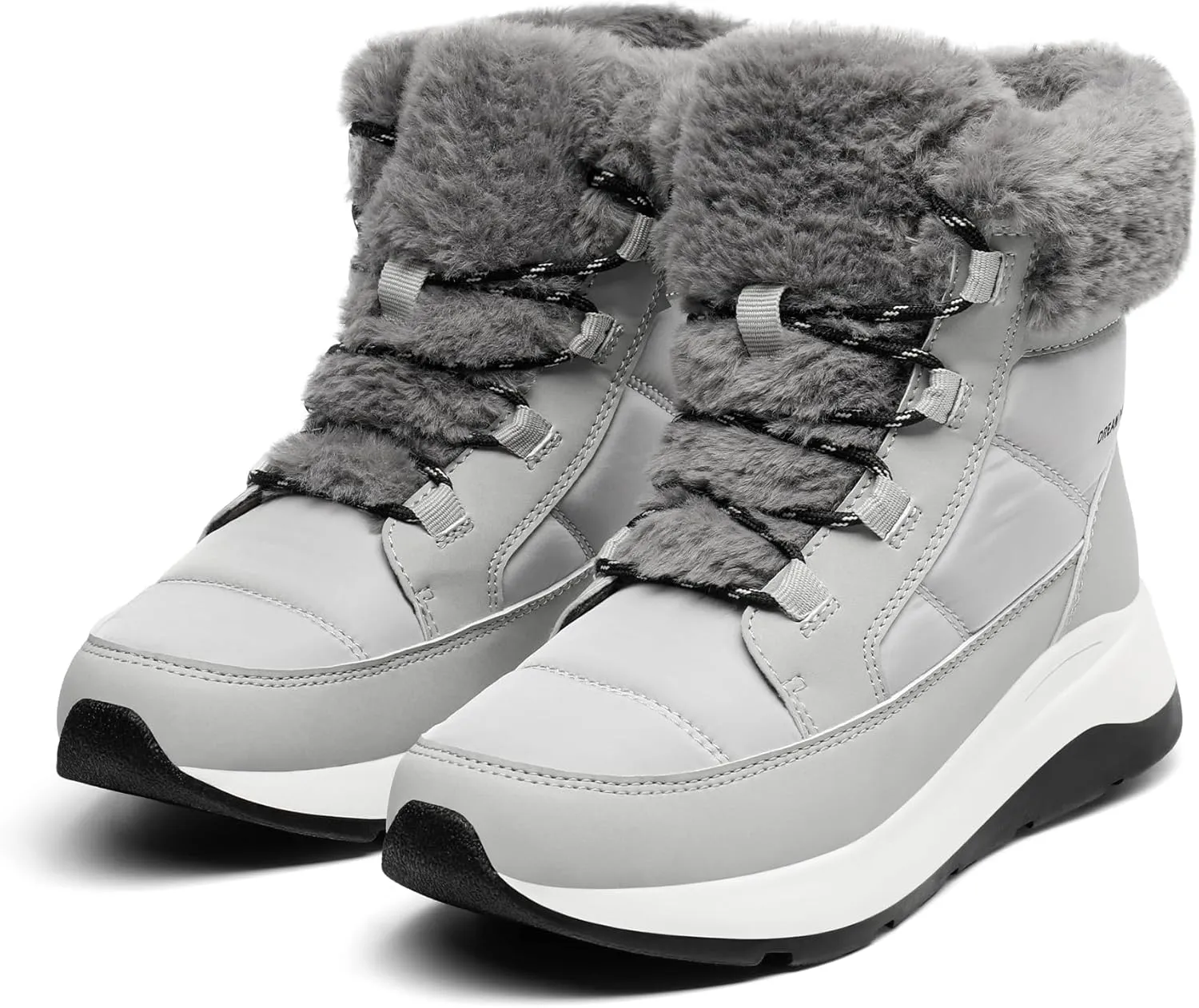 DREAM PAIRS Women's Winter Snow Boots, Faux Fur Waterproof Ankle Booties, Zaylee Ladies Comfortable Short Boots Outdoor