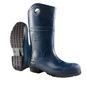 Dunlop Protective Footwear, DuraPro Steel Toe, 100% Waterproof Polyblend PVC Material, Comfortable DURAPRO Energizing Insoles, Lightweight and Durable, 8908600.15, Size 15 US, Black
