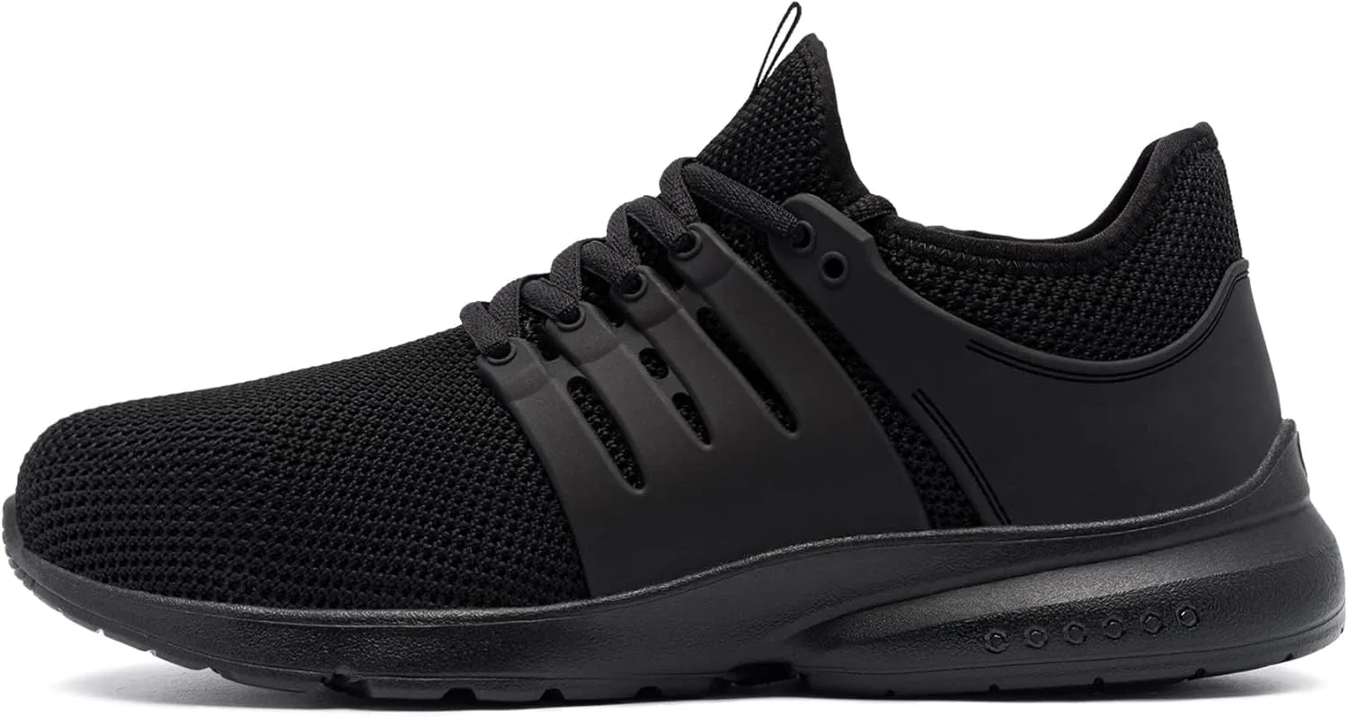 DYKHMILY Steel Toe Sneakers for Men Women Lightweight Safety Shoes Slip Resistant Work Shoes Breathable Shoes