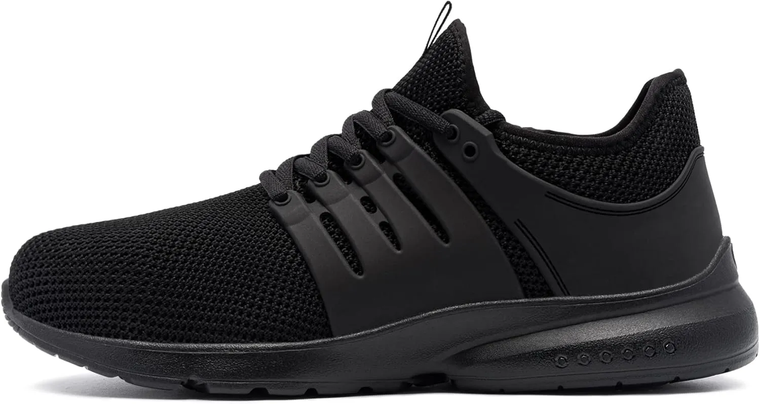 DYKHMILY Steel Toe Sneakers for Men Women Lightweight Safety Shoes Slip Resistant Work Shoes Breathable Shoes