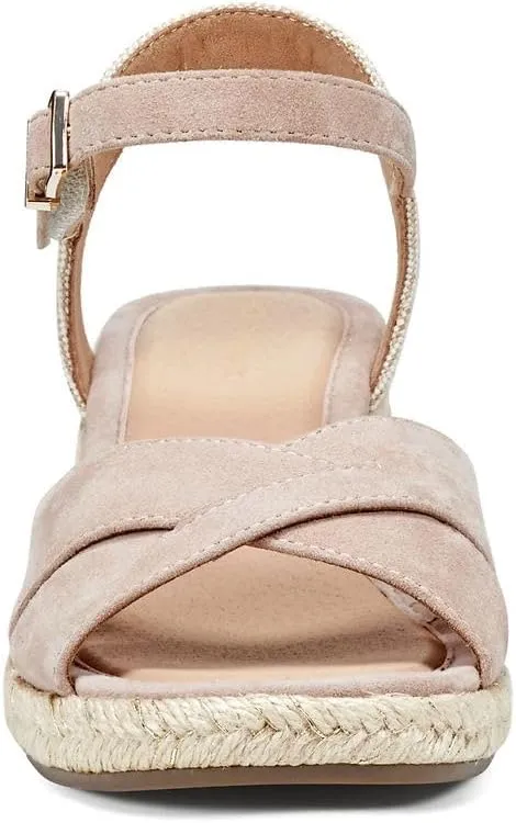 Easy Spirit Women's Shandra Espadrille Wedge Sandal