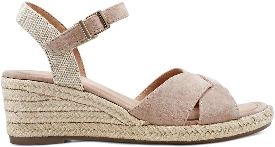 Easy Spirit Women's Shandra Espadrille Wedge Sandal