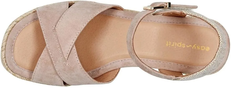 Easy Spirit Women's Shandra Espadrille Wedge Sandal