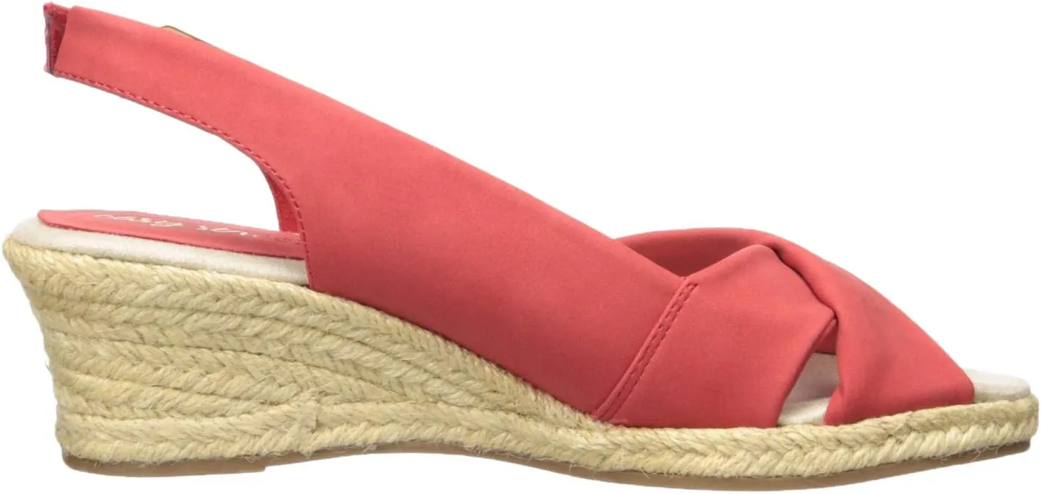 Easy Street Women's Maureen Espadrille Sandals Casual Shoes