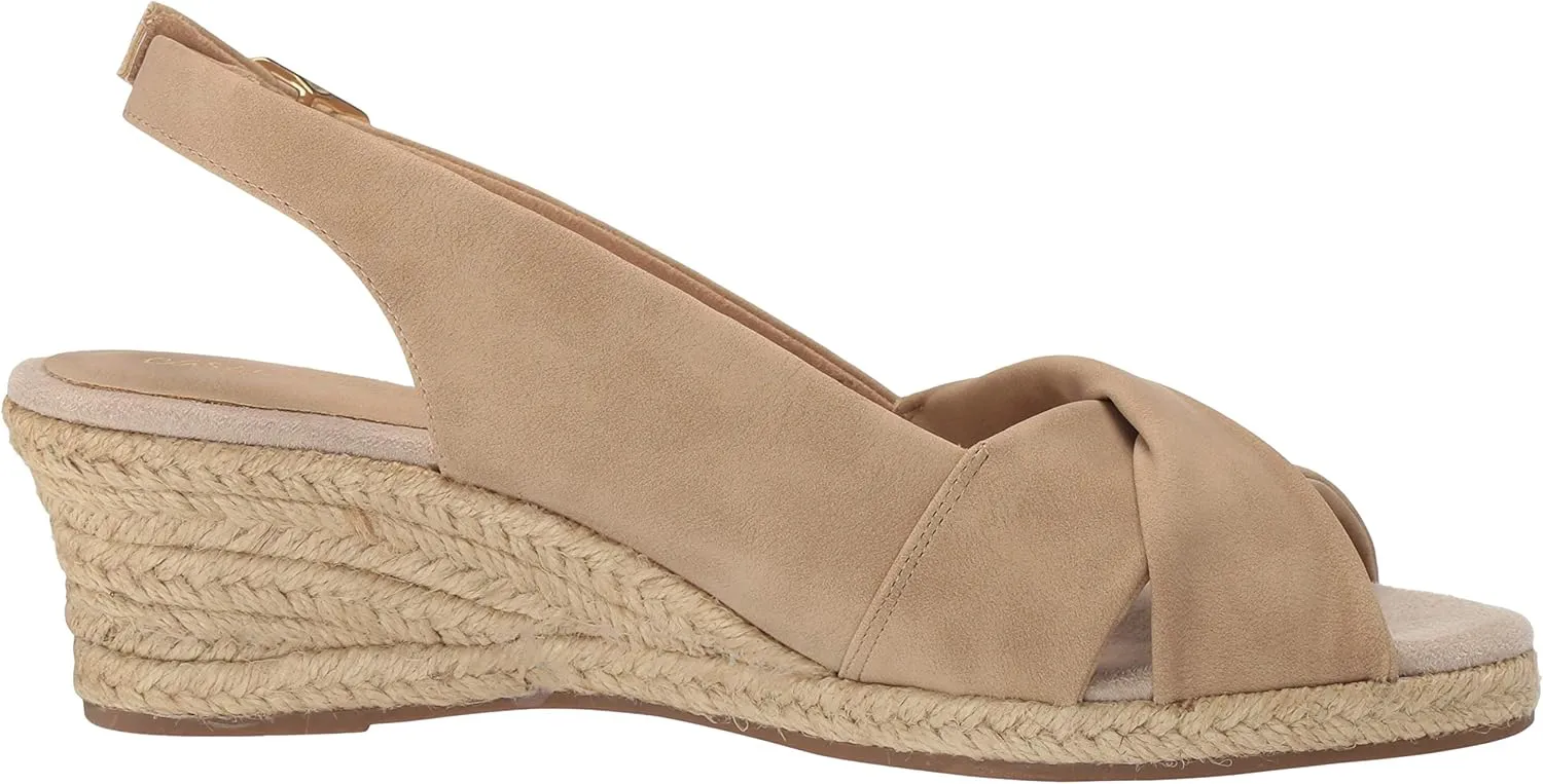 Easy Street Women's Maureen Espadrille Sandals Casual Shoes
